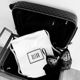 Clean Laundry Drawstring Cotton Travel Laundry Bag
